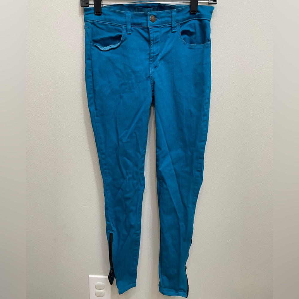 J Brand Blue Teal Denim Pants